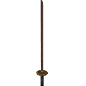 Arme Épée Rouillée modèle 3D