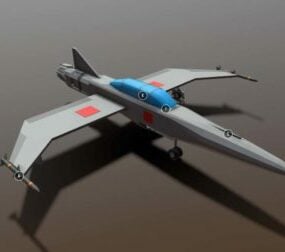S90 Aircraft Fighter Jet 3d model