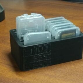Printable Sd Card Case Holder 3d model