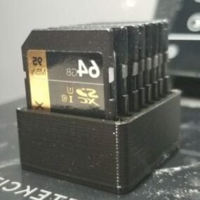 Porta scheda SD Modello 3d stampabile