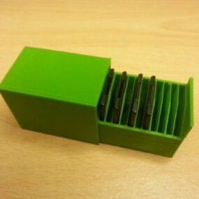Sd Card Organizer Printable 3d model