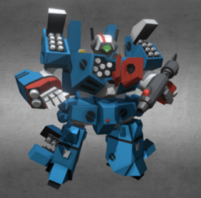 Macross Robot Heavy Armor 3d-malli