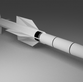 Arma de misil modelo 3d