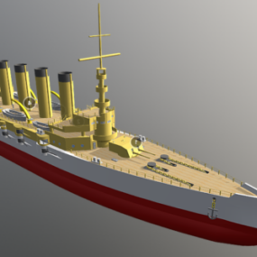 Sns Irvine Ship 3d model