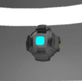 Circle Ball Robot 3d model