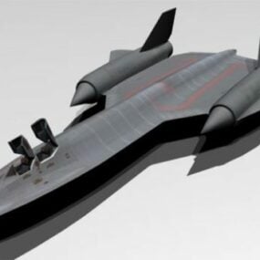 Vand militærfly 3d-model