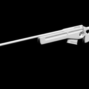 Army Sv-98 Rifle Gun 3d model