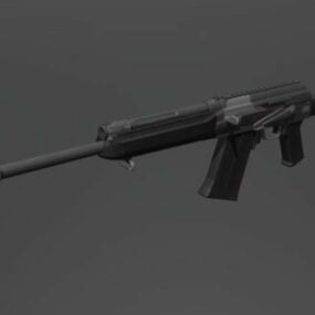Saiga12 Gun Weapon 3d model