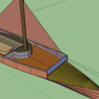 Jednoduchý design plachetnice