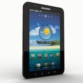 Samsung Galaxy Tab -älypuhelimen 3d-malli