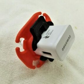 Tulostettava Samsung Charger Cable Wrap 3D-malli