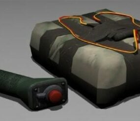 Satchel Detonator Weapon 3d model