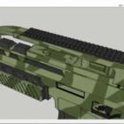 Scar-x Sci-fi Gun Design