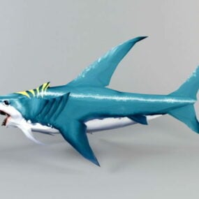 Τρισδιάστατο μοντέλο Scary Shark Animal