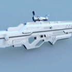 Sci-fi Combat Rifle Weapon