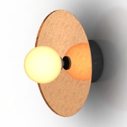 Sconce Disk Sphere Design