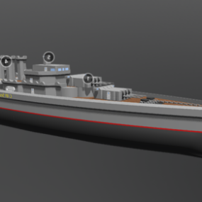 Sconser Navy Ship 3d model