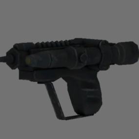 Pistola blaster modello 3d