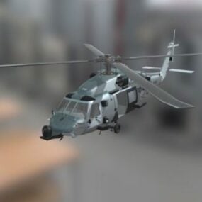 Sea Hawk Sh-60 Helicopter 3d model