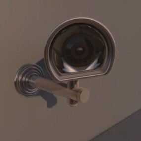 Güvenlik Kamerası Duvara Montaj 3d modeli