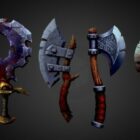 Set Of Axes Weapon