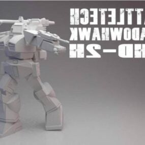 Shadowhawk Game Character 3d-modell