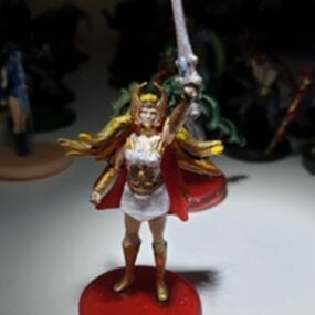 She Ra Miniatures Character Sculpt modello 3d