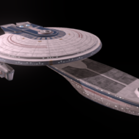 Shelly Sci-fi Spaceship 3d model