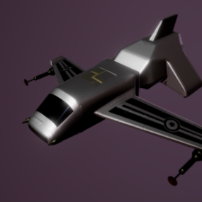 Futuristic Spaceship Design 3d model