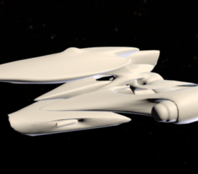 Mô hình tàu vũ trụ Shippy 3d