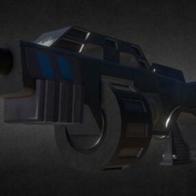 Shotgun Quake Ii Weapon 3d model