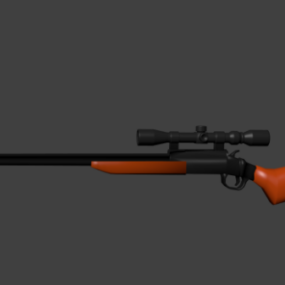 Shotgun Scope Gun 3d model