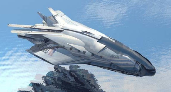 Military Space Shuttle Spaceship Free 3d Model Obj