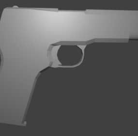Einfaches 1911D-Modell der Handfeuerwaffe von 3