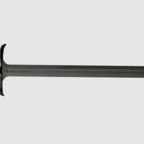 Modelo 3D de design de espada simples