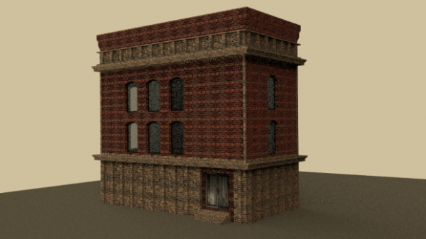 Red Brick House Building