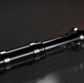 Modello 3d della spada laser di Sith