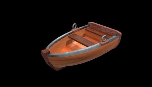 Small Wood Boat