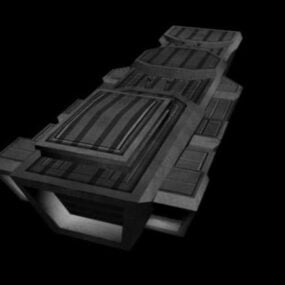 Small X Spaceship Gaming 3d model