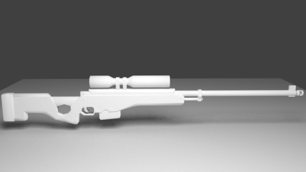 Sniper Gun Lowpoly Weapon