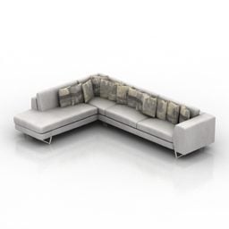 L Sofa Kose Design 3d model