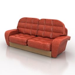 Stue Sofa Accent Design 3d-modell