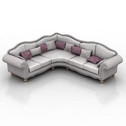 Corner Sofa Borneo Design 3d model
