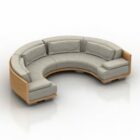 Haft Round Sofa Fendi Furniture