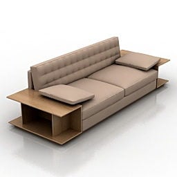 Luxury Sofa Giorgetti Design 3d model