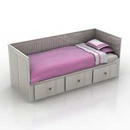 Sofa Rumah Hemnes Ikea model 3d