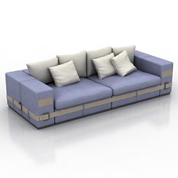 Modern Sofa Ipe Cavalli Design 3d model