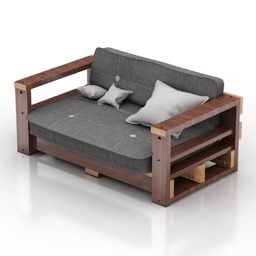 Home Loft Sofa Furniture 3d model