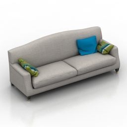 2 Seats Sofa Marione Design 3d model