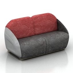 Sofa 2 Seats Nieri Design 3d model